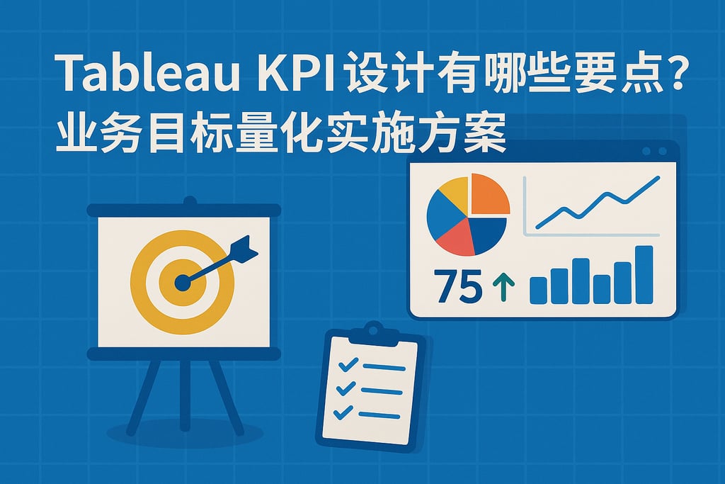 Tableau KPI设计有哪些要点？业务目标量化实施方案